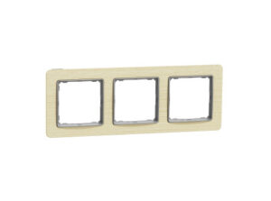 Schneider SDD380803 - SEDNA ELEMENTS Hármas keret, univerzális, nyír
