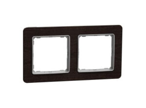 Schneider SDD381802 - SEDNA ELEMENTS Kettes keret, univerzális, wenge