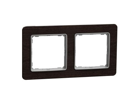 Schneider SDD381802 - SEDNA ELEMENTS Kettes keret, univerzális, wenge