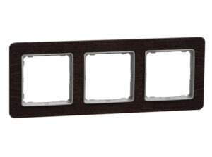 Schneider SDD381803 - SEDNA ELEMENTS Hármas keret, univerzális, wenge