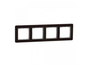 Schneider SDD381804 - SEDNA ELEMENTS Négyes keret, univerzális, wenge