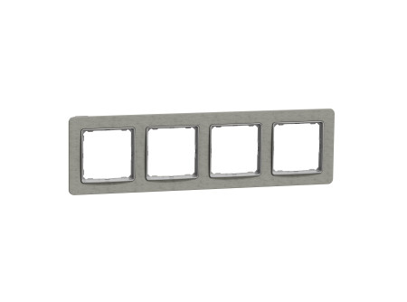Schneider SDD390804 - SEDNA ELEMENTS Négyes keret, univerzális, cement
