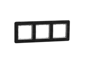 Schneider SDD391803 - SEDNA ELEMENTS Hármas keret, univerzális, pala