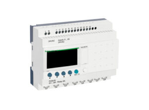 Schneider SR2B201B - LCD kijelzős, 20 I/O, relés, 24VAC