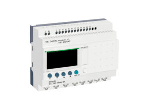 Schneider SR2B201FU - LCD kijelzős, 20 I/O, relés, óra, 230VAC