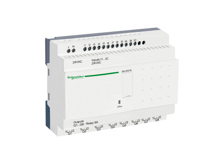 Schneider SR2E201B - 20 I/O, relés, 24VAC