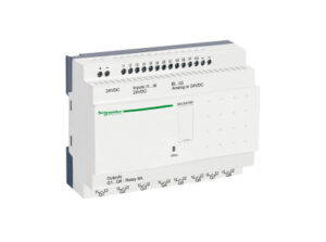 Schneider SR2E201BD - 20 I/O, 6 analóg bemenet, relés, óra, 24VDC