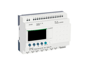 Schneider SR3B261BD - 26 I/O, 6 analóg bemenet, relés, óra, 24VDC