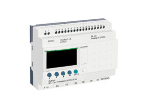 Schneider SR3B262BD - 26 I/O, 6 analóg bemenet, tranzisztoros, óra, 24VDC