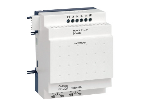 Schneider SR3XT101B - Bővítőmodul, 10 I/O, 24VAC