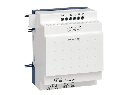 Schneider SR3XT101FU - Bővítőmodul, 10 I/O, 230VAC