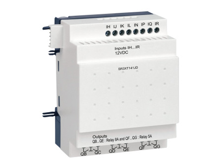 Schneider SR3XT141JD - 14 I/O 12VDC vezérlő modul bővítő
