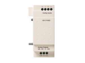 Schneider SR3XT43BD - Analóg bővítő modul 2 be (0-10V, 0-20mA, Pt100) 2 ki 0-10V