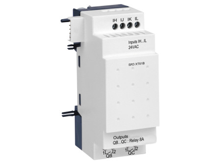 Schneider SR3XT61B - Bővítőmodul, 6 I/O, 24VAC