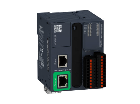 Schneider TM221ME16TG - M221 vez.-16IO TR.SOURCE ETH Rugós MOD.