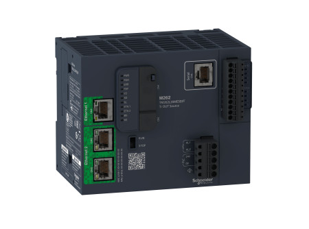 Schneider TM262L20MESE8T - Modicon M262 logikai gépvezérlő PLC, 8 I/O, 2xEthernet/IP, 1xRS232/RS4