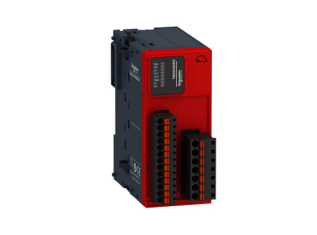 Schneider TM3SAK6RG - Bővítő m. TM3 SAFETY CAT.4, Rugós