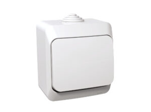 Schneider WDE000511 - CEDAR PLUS Egypólusú nyomó, IP44, fehér (101N)