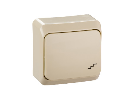 Schneider WDE001160 - PRIMA Váltókapcsoló, lépcsőjellel 10AX, krém (106)