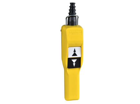 Schneider XACA207 - 2 kétfokozatú nyomógomb, mechanikus retesz, NO+NO érintkezők