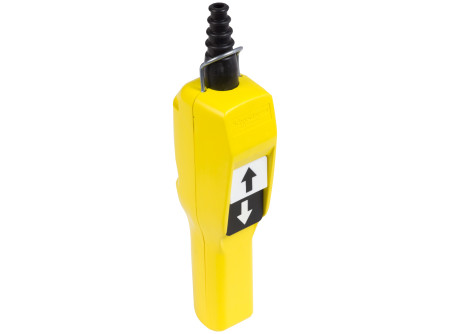 Schneider XACA215 - 2 nyomógomb, mechanikus retesz, NO+NC érintkezők, gumisapka