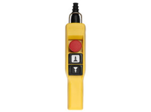 Schneider XACA2173 - 2 kétfokozatú nyomógomb+vészgomb, mechanikus retesz, NO+NO érintkezők, g.sap