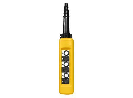 Schneider XACA671 - 6 nyomógomb, páronként mechanikus retesz, NO érintkező