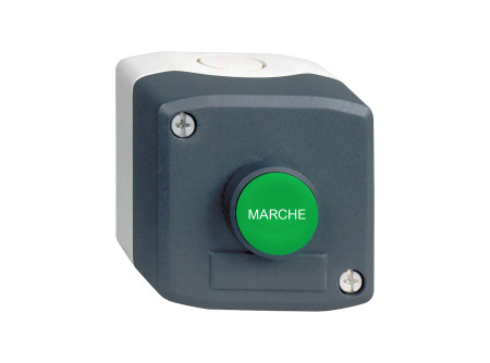 Schneider XALD104 - Tokozott nyomógomb, 1 ny.gomb